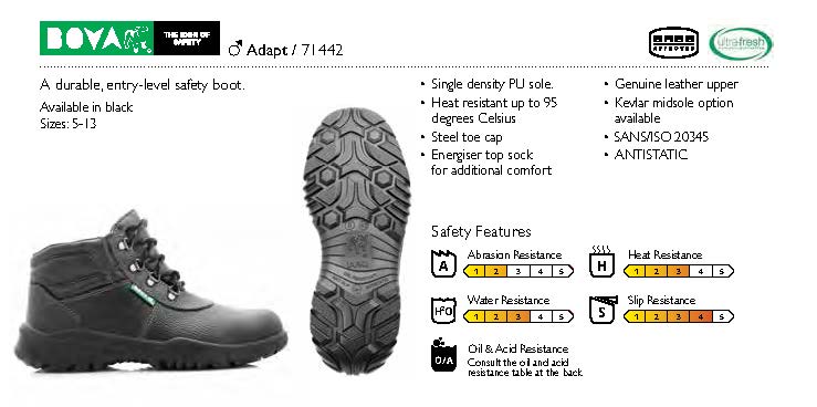 bova adapt safety boot